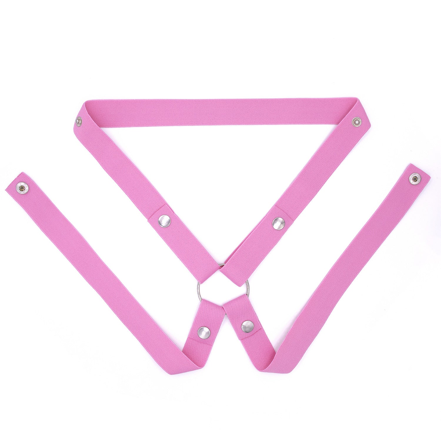 Image of CB lock assist strap single thong three-way chastity lock fixing strap cross-border GAY sex toys ring panties big